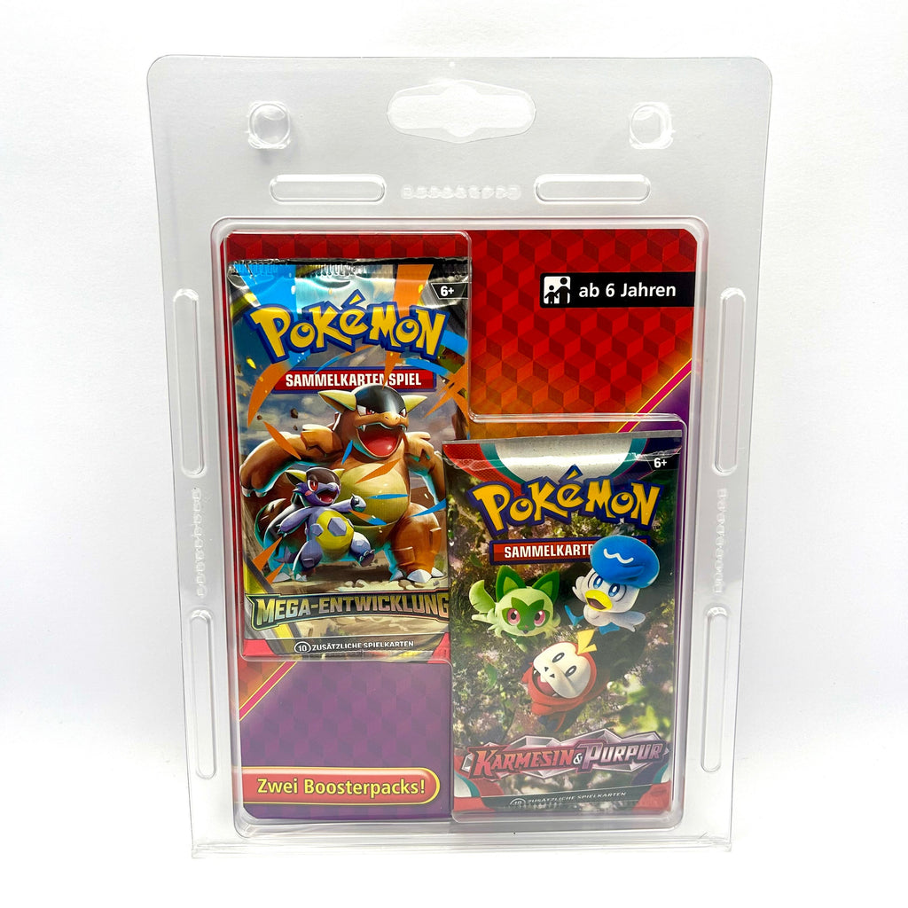 Pokemon Karmesin und Purpur Mega Entwicklung 2er Booster Blister Deutsch