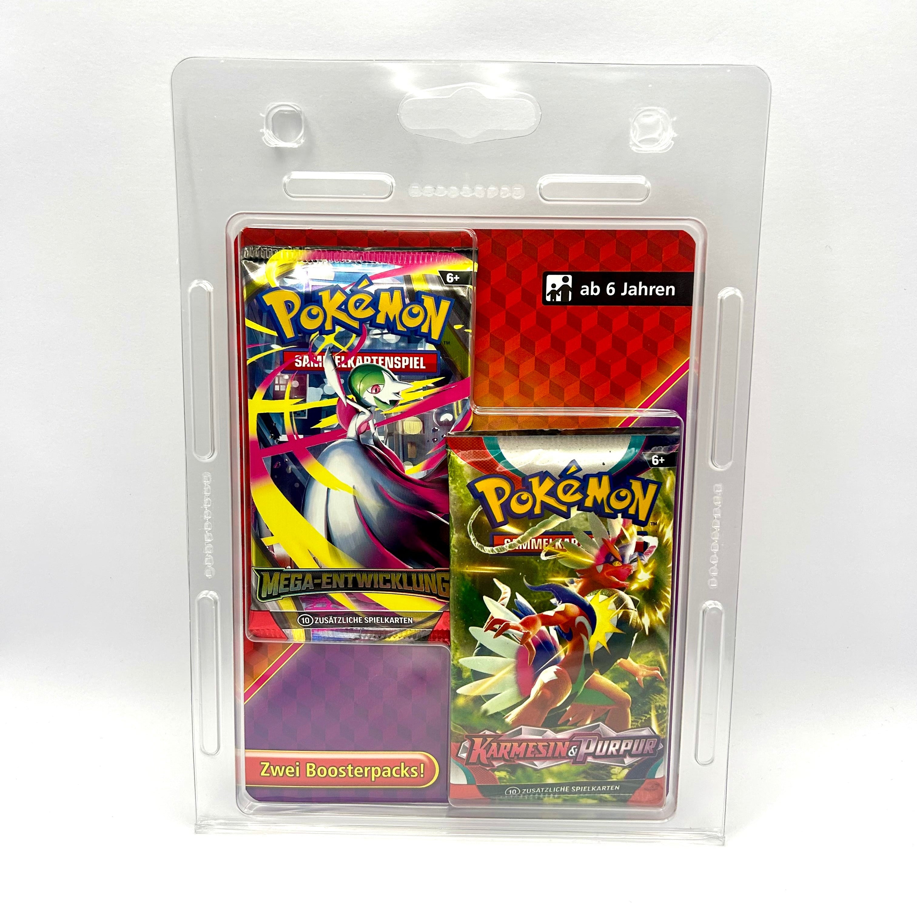 Pokemon Karmesin und Purpur Mega Entwicklung 2er Booster Blister Deutsch