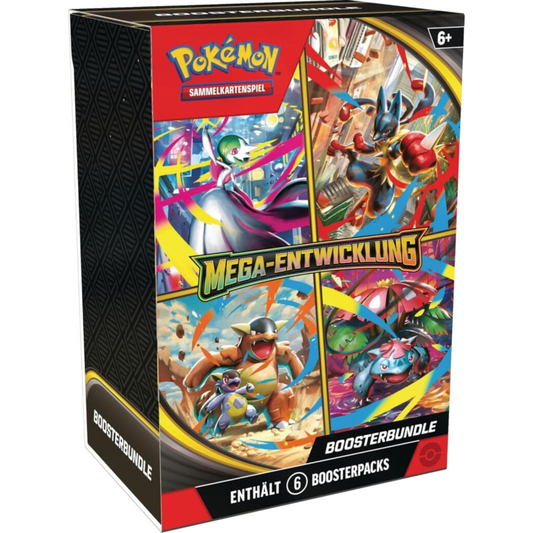 Pokemon Mega Entwicklung Boosterbundle Vorderseite Deutsch