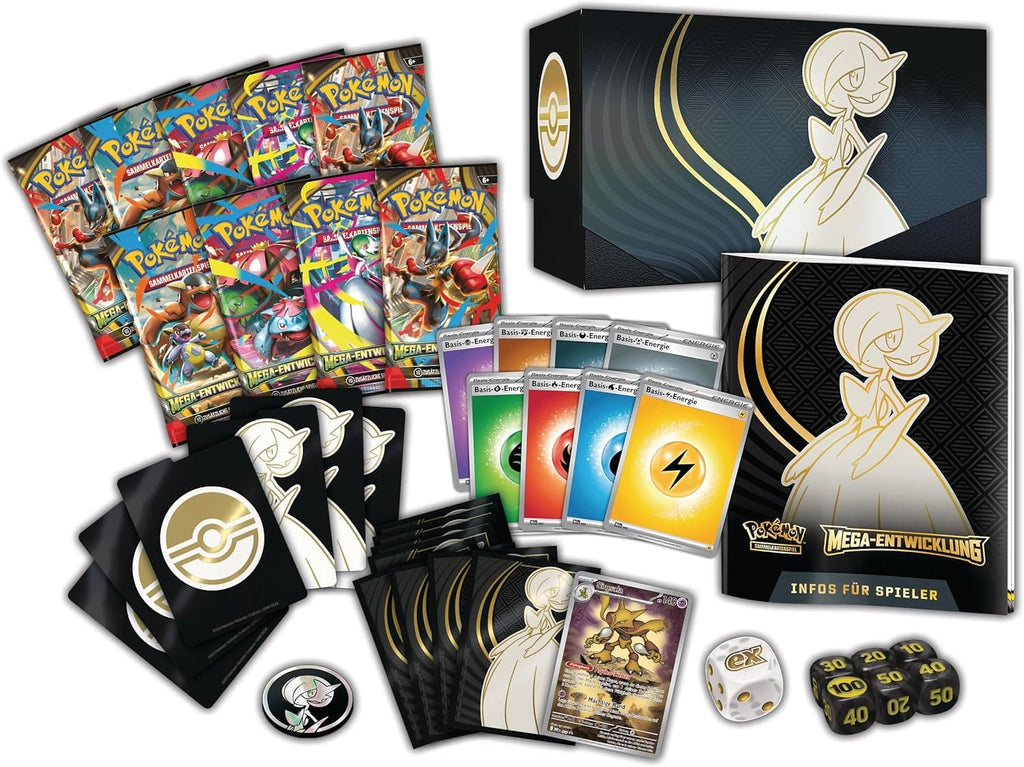 Pokemon Mega Entwicklung Top Trainer Box Guardevoir Inhalt