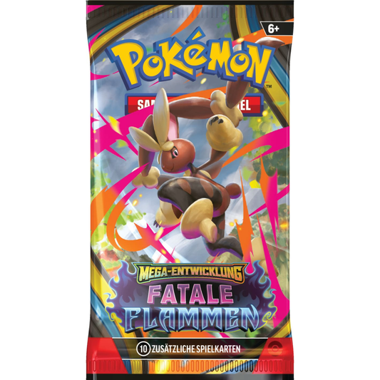 Pokemon Mega Entwicklung Fatale Flammen Booster Mega Schlapor Deutsch