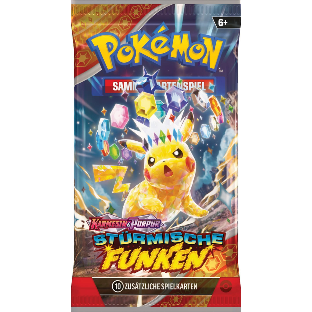 Pokemon Karmesin und Purpur Stürmische Funken Booster Pikachu Deutsch