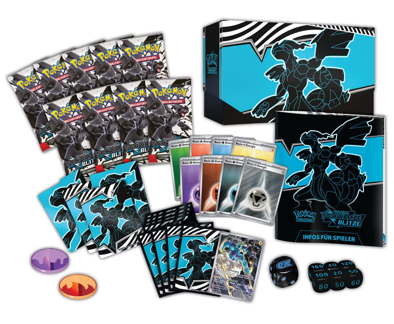 Pokemon Schwarze Blitze Top Trainer Box Inhalt