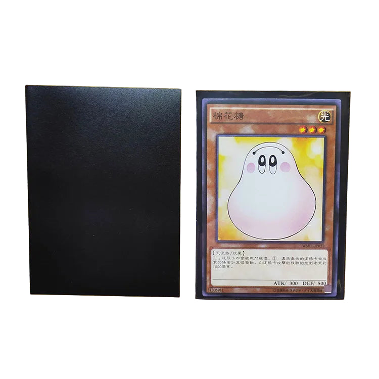 50 Kartenhüllen für Sammelkarten mit farbigem Hintergrund / Transparent / Neu OVP