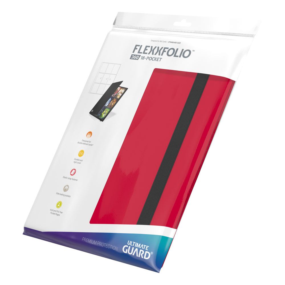 Ultimate Guard / Flexxfolio 360 - 18 Pocket Binder / Rot