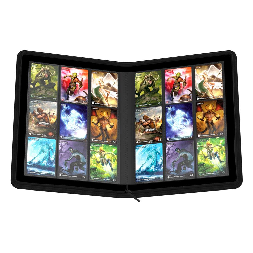 Ultimate Guard / Zipfolio 360 - 18 Pocket Binder XenoSkin / Schwarz