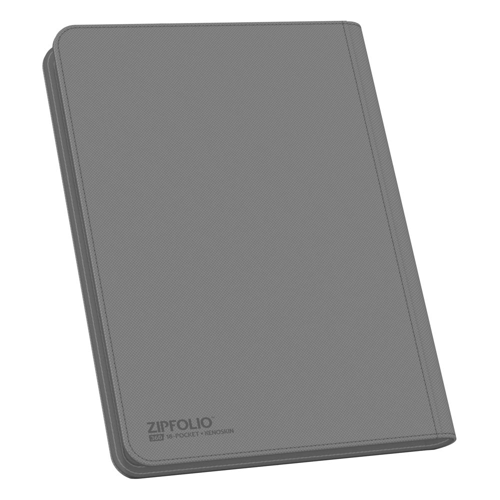 Ultimate Guard / Zipfolio 360 - 18 Pocket Binder XenoSkin / Grau